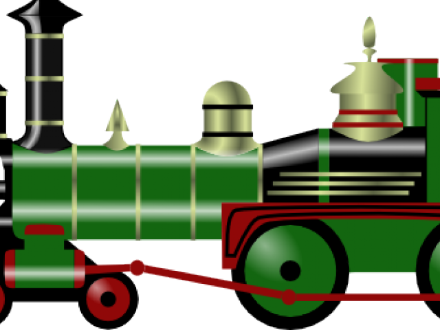 Locomotive Clipart Steam Train - Christmas Toy Train Png (640x480)