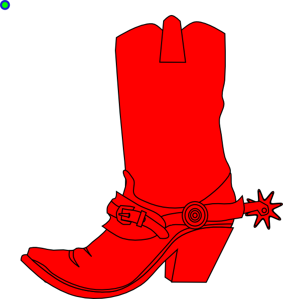 Cowgirl Boot Clip Art - Woody Cowboy Boot (564x596)