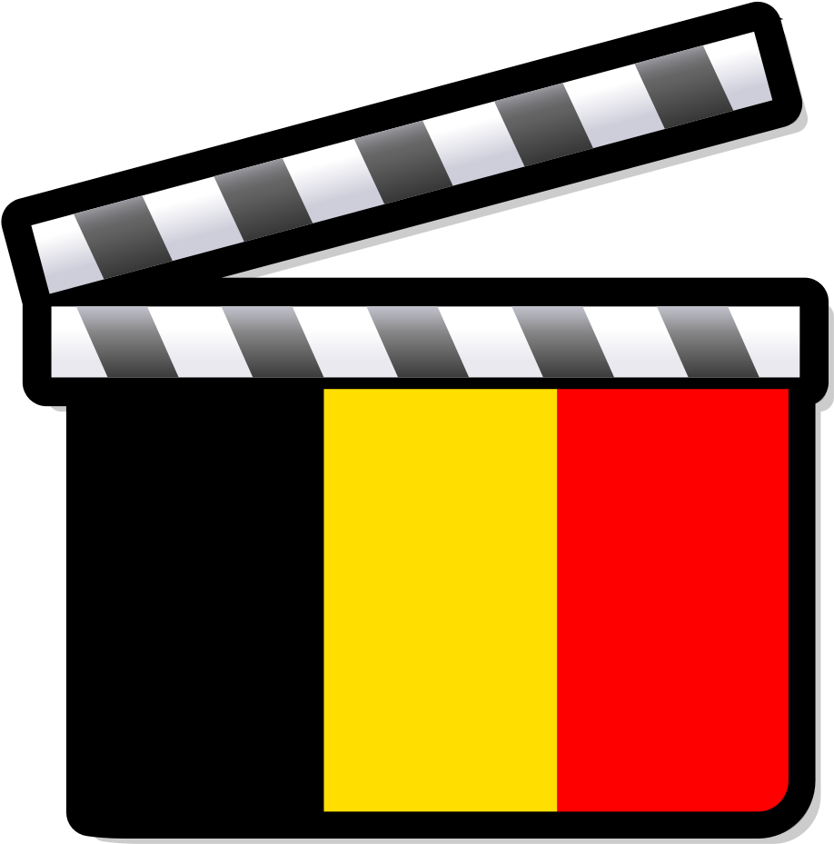 Belgium Film Clapperboard - Svg Фильмы (1024x1024)
