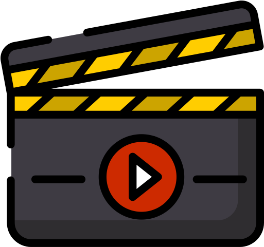 Clapperboard Film Png File - Clapperboard (512x512)