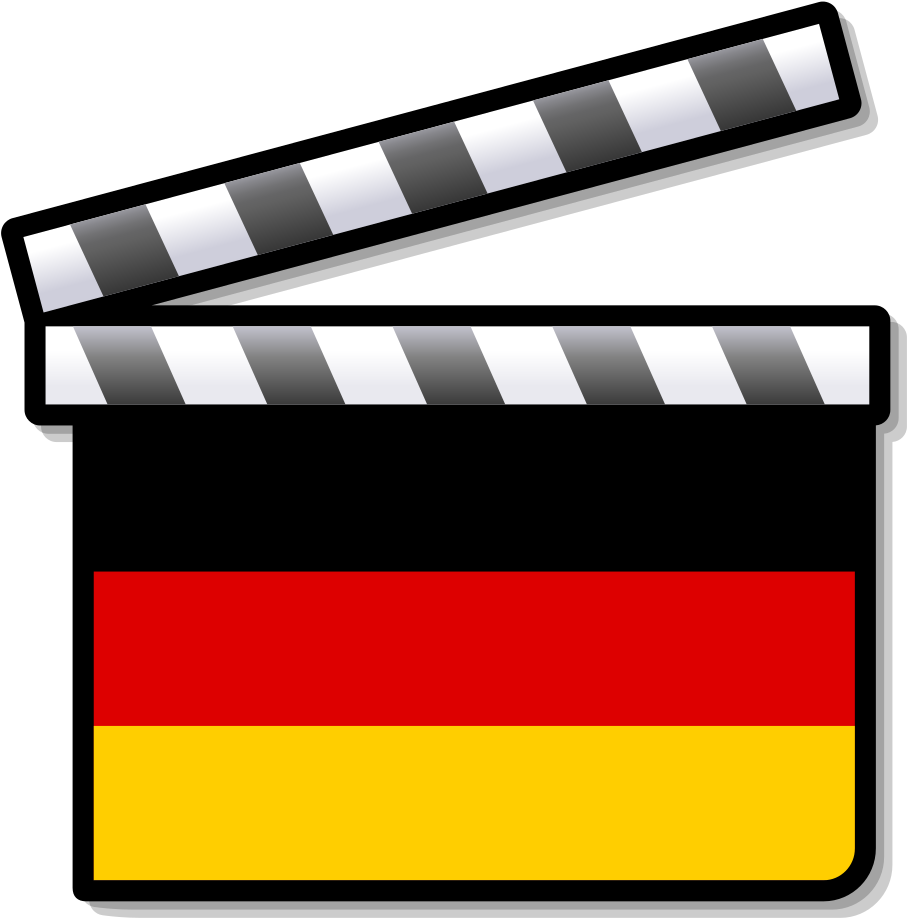 Germany Film Clapperboard - One Act Play Logo (1024x1024)