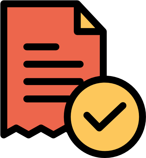 Get A Confirmation Receipt Signed By Customers Upon - Mail A Check Icon (512x512)