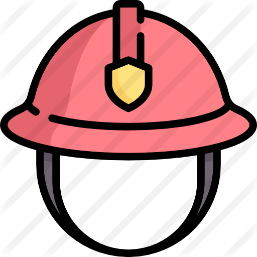 Firefighter Helmet Free Icon - Firefighter Helmet Icon (512x512)