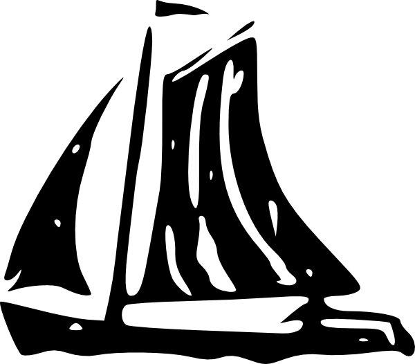 Sailboat Clipart Boat Clipart Png For Web 77932 Free - Custom Ship Icon Pillow Case (600x526)