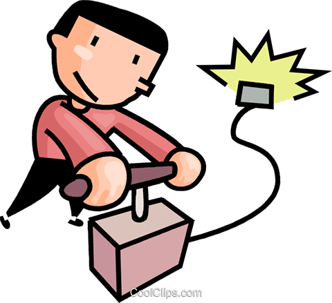 Man Setting Off Explosives Royalty Free Vector Clip - Explosives Clipart (480x439)