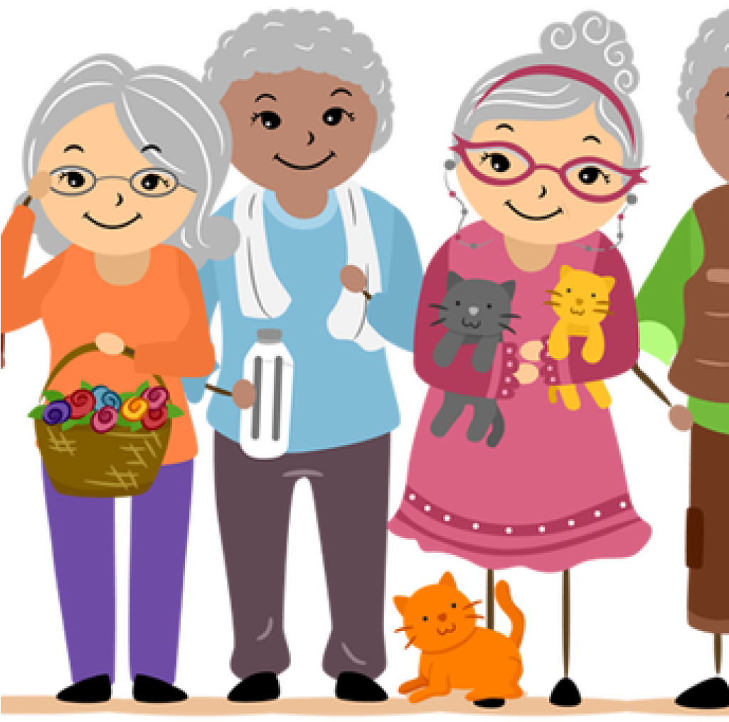 Old People Clipart Old People Clip Art And Information - 1 October World Elders Day (1024x1024)