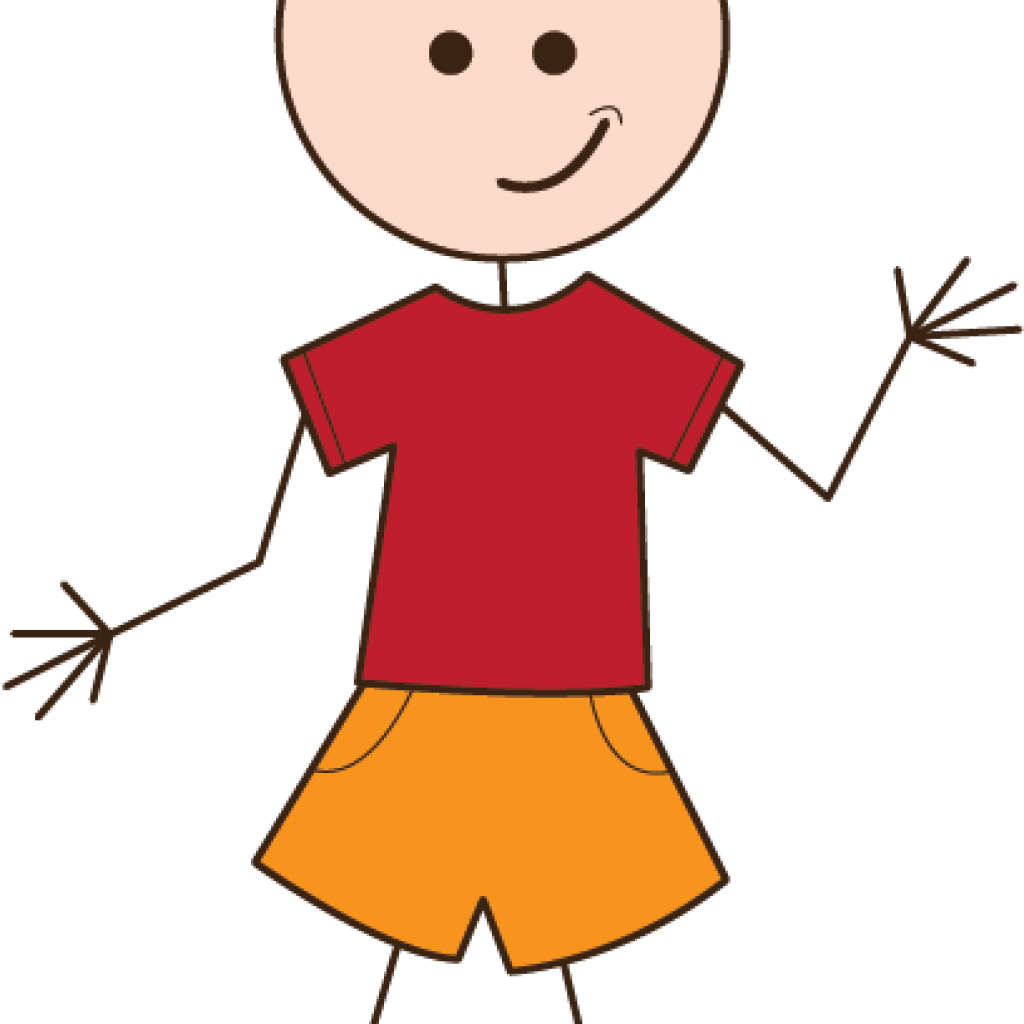 Person Clipart Stick People Clipart Drawing Pinte Free - Boy Cartoon Stick Figure (1024x1024)