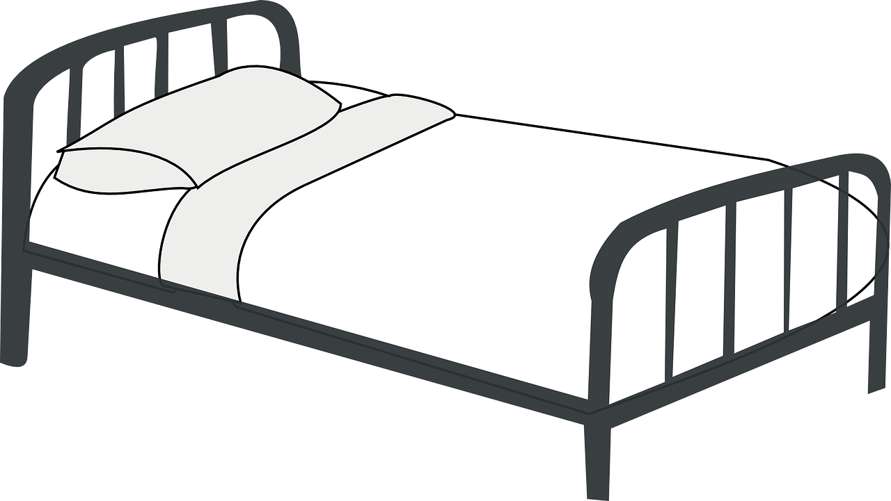 Clipart Bold Design Bed Clipart Bed Clipart Clipart - Bed Outline (1280x721)