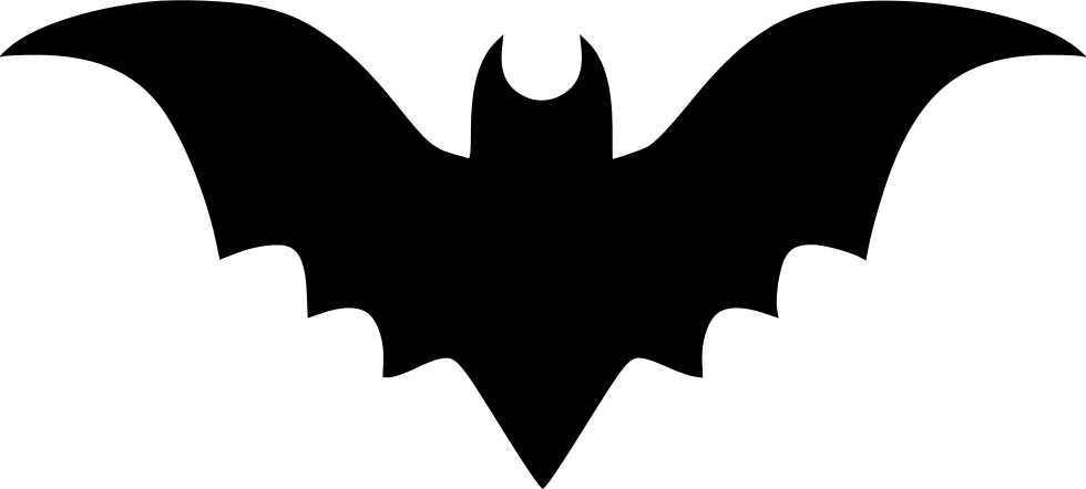 Bat Fly Wings Halloween Comments - Pumpkin Carving Patterns Bat (980x442)