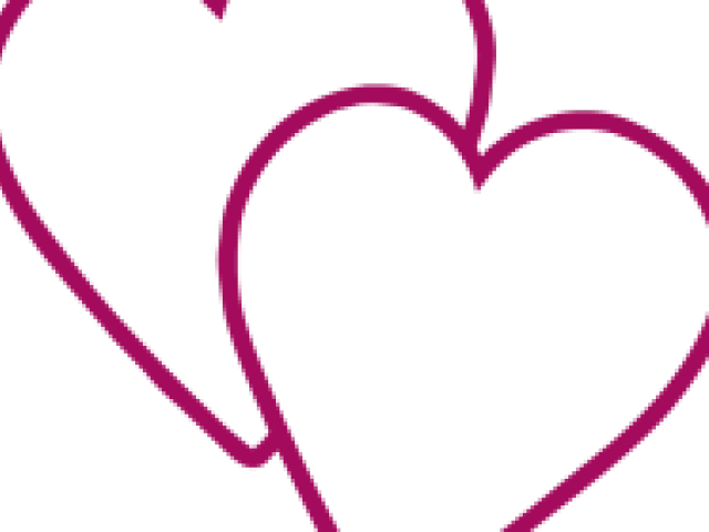 Double Heart Clipart - Double Heart Clipart (640x480)