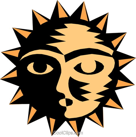 Sun Royalty Free Vector Clip Art Illustration - Illustration (479x480)