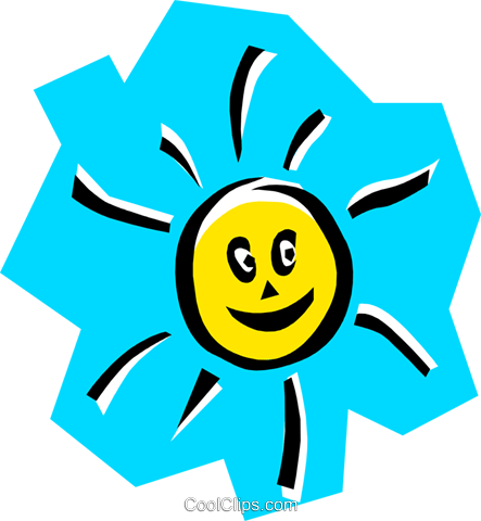 Sun Royalty Free Vector Clip Art Illustration - Sun (443x480)