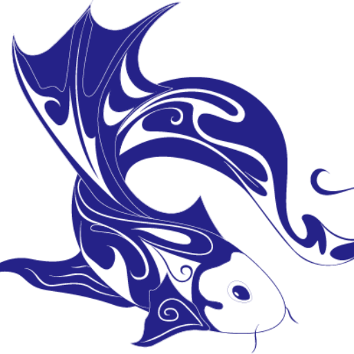 Cropped Shopping Bag Fish - Crescent (512x512)