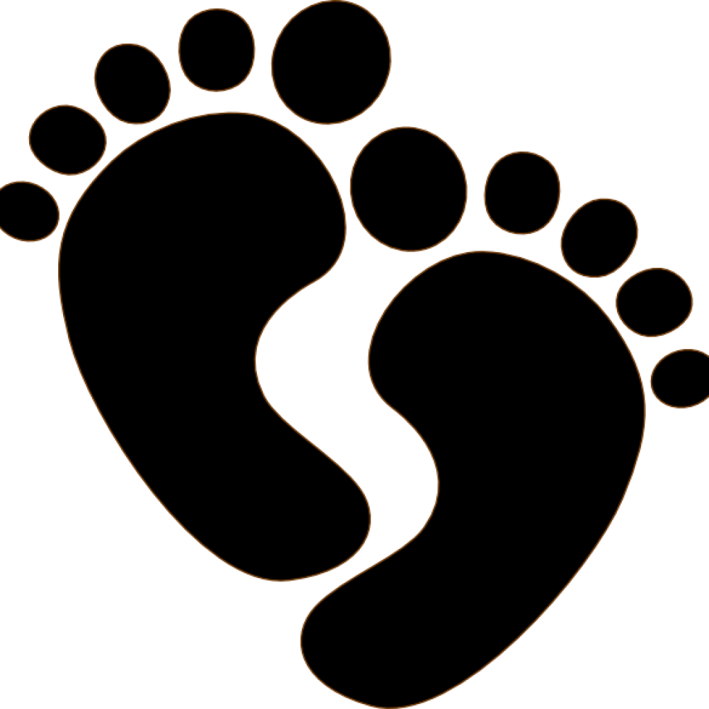 Clipart Baby Feet Ba Feet Clip Art At Clker Vector - Baby Footprints (1024x1024)