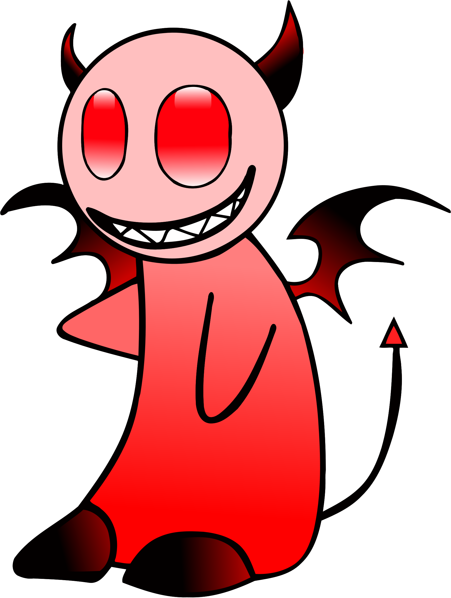 Lucifer Sticker Devil Angel - Lucifer Cartoon (1792x2378)