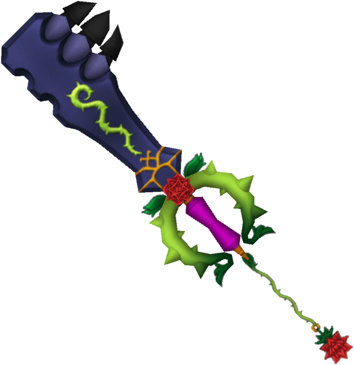 Kingdom Hearts Beauty And The Beast Keyblade (693x714)
