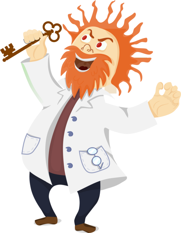 Mad Scientist Science Laboratory Computer Icons - Scientist Clipart Png ...