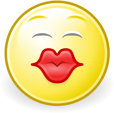 Kiss - Smiley Face Kiss (400x400)