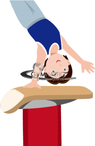 Gymnast Clipart Male Gymnast - Clip Art Gymnastics Artistic Vault (640x480)