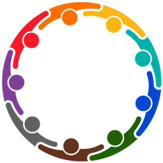 Support Clipart Teamworking - People Logo Nine Person Vector (1000x500)