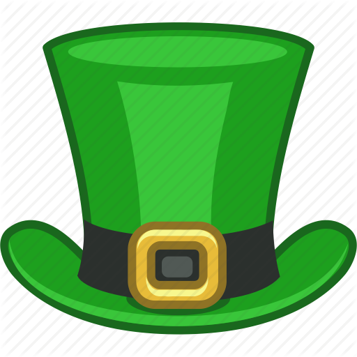 Top Hat Clipart Irish - St Patricks Day Hat Cartoon (512x512)