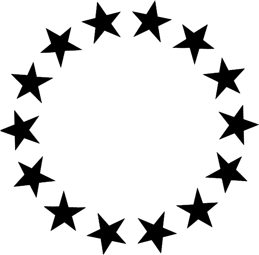 Stars Frame Border Frames Black Star - South Effingham High School Logo (1024x1024)