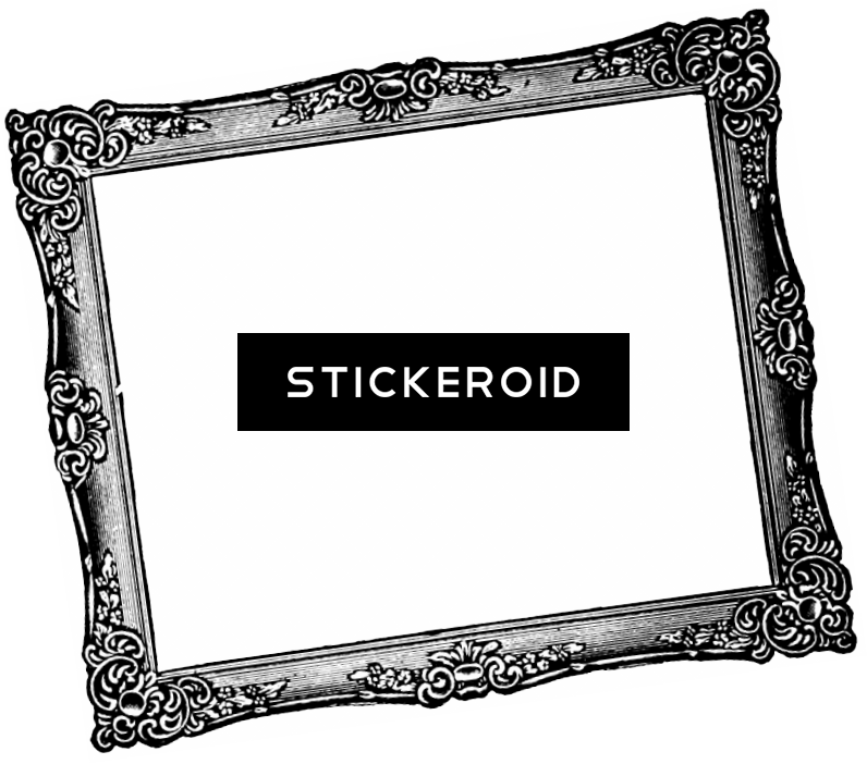 Vintage Border Frame Frames - Mystery Masterworks - Girl With A Pearl Earring - Vermeer (796x702)