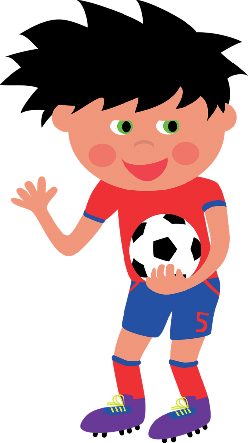 Art,player,free - Dibujo Jugador De Futbol Png (500x893)