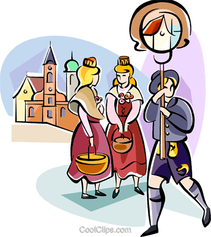 Bavarian Holiday Royalty Free Vector Clip Art Illustration - Cartoon (426x480)