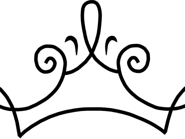 Drawn Crown Tiara - Black Princess Crown Png (640x480)