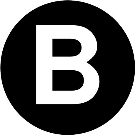 White Letter B Clip Art At Clker - Linked In Icon Round Png (600x600)