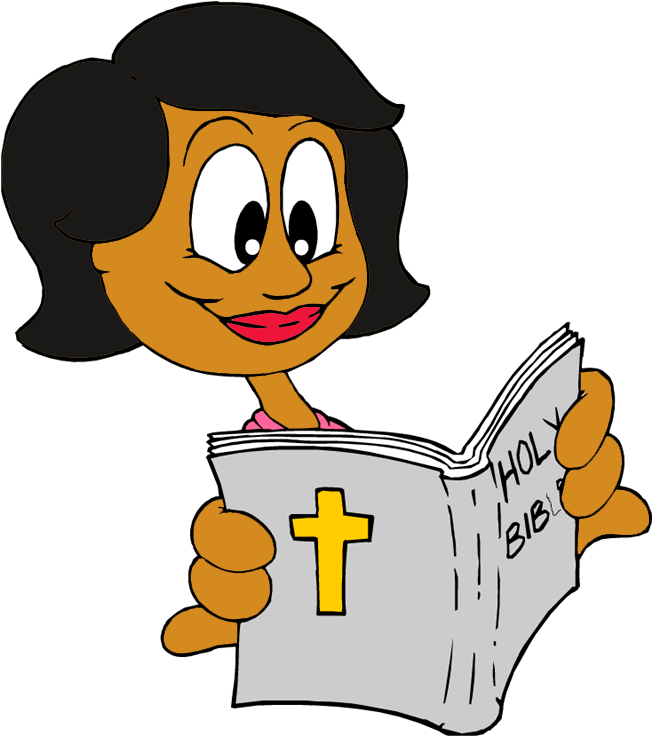 Bible Study Time - Cartoon (665x750)
