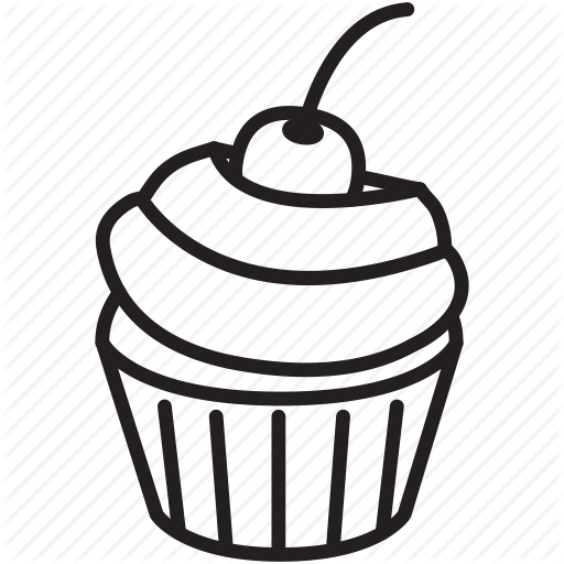 Cupcake Icon Png Clipart Cupcake Frosting & Icing Clip - Cupcake Icon Png (512x512)