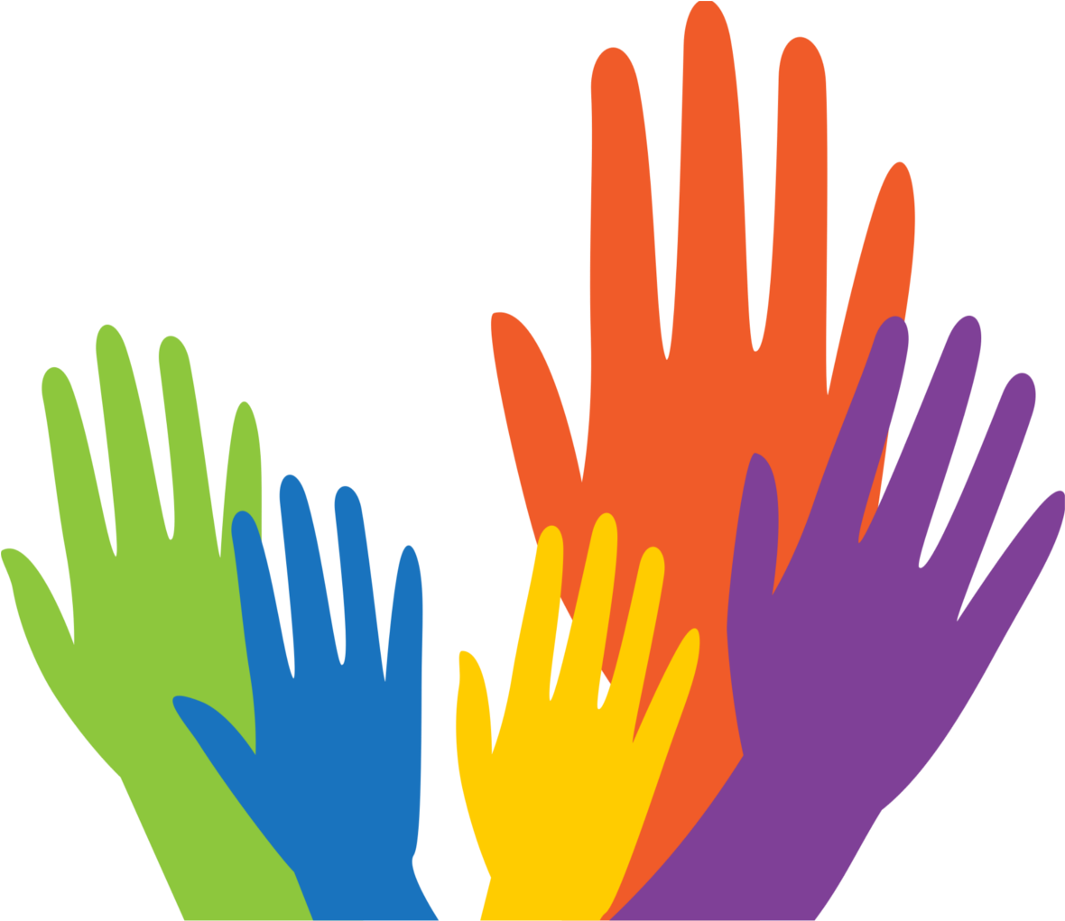 Don't Need To Be Crafty Or Artsyjust Willing To Lend - Helping Hands Icon Png (1203x1203)