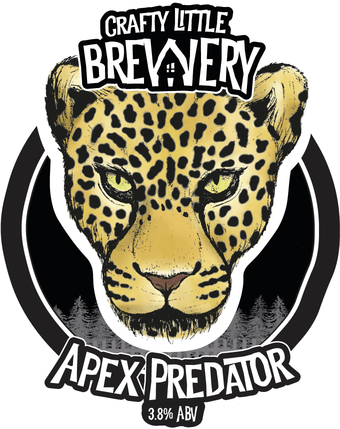 Don't Turn Your Back On The Apex Predator - Beer (1000x1000)