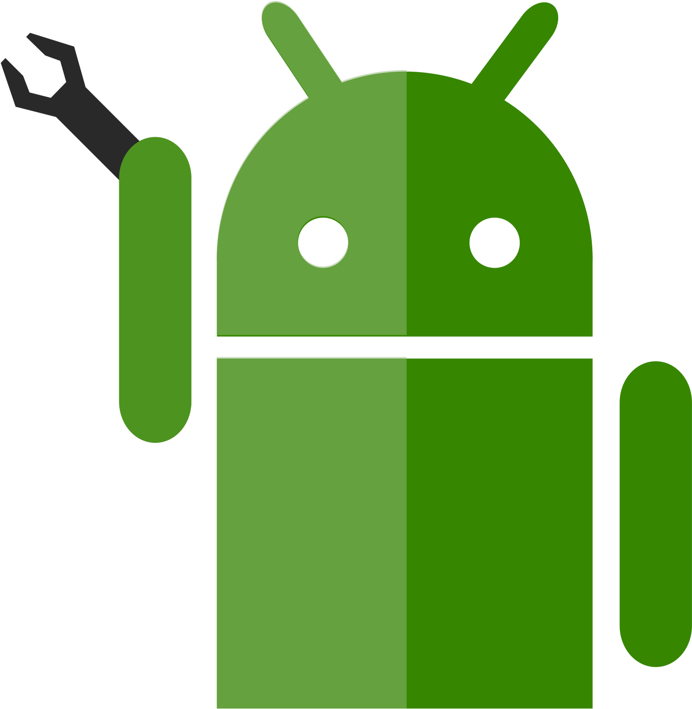 Android Clipart Robot - Vector Png Android (1697x2400)