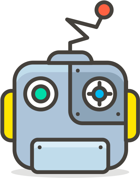 240 × 240 Pixels - Robot Face Png (600x600)