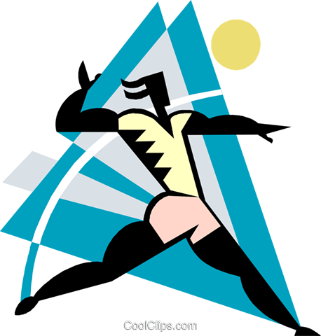 Volleyball Player Serving The Ball Royalty Free Vector - .com (458x480)