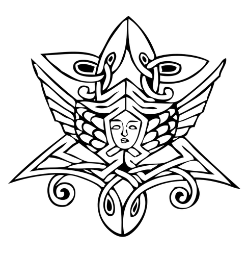 Art Nouveau Ornament Vector Clipart Art Nouveau Ornament - Vector Art Nouveau Ornaments (485x500)