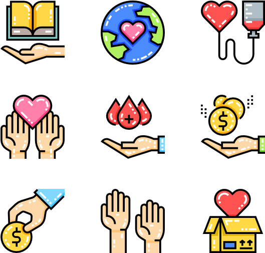 Charity - Mothers Day Flat Icon (600x564)