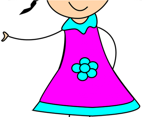 Little Girl Clipart Stick Figure - Doll Clip Art (640x480)