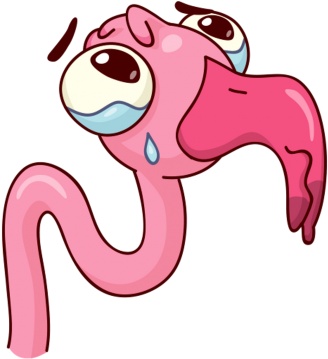 Sad Flamingo Pity Sorrow Sympathy Tears - Png Стикеры Из Вк Фламинго (360x360)