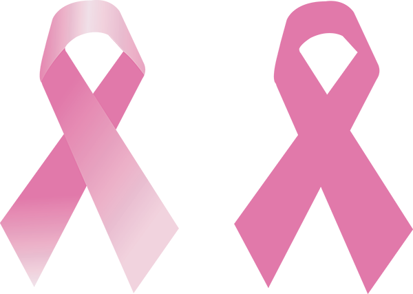 Ribbons - Breast Cancer Logo Vector (600x427)
