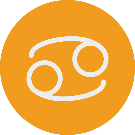 Cancer Ribbon - 3 Nisan 2018 Burç Yengeç (512x512)