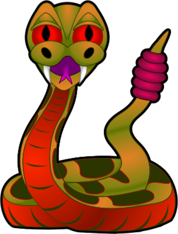 Snake Clip Art Clipart Snake Venomous Snake Clipart - Venomous Snake Clipart (600x787)