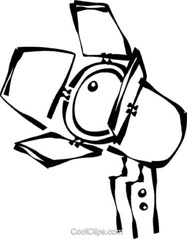 Spot Light Royalty Free Vector Clip Art Illustration - Spot Light Royalty Free Vector Clip Art Illustration (376x480)