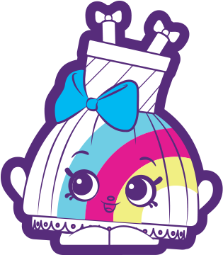 Celeste Rainbow Dress - Shopkins Dress Rainbow (577x506)