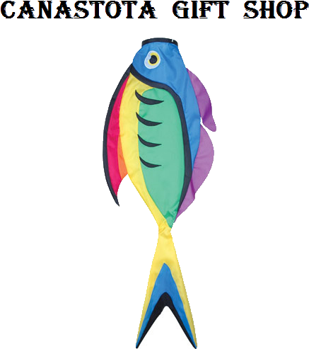 52" Rainbow Surgeon Fish Windsocks Upc - Rainbow Surgeon Fish Windsock Hanging Decoration (130cm (500x500)