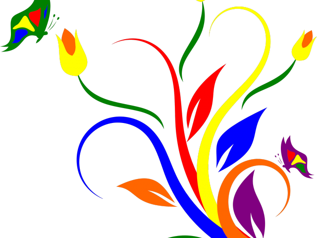 Rainbow Butterfly Clipart Beautiful Butterfly - Animate Immagini Buona Domenica (640x480)