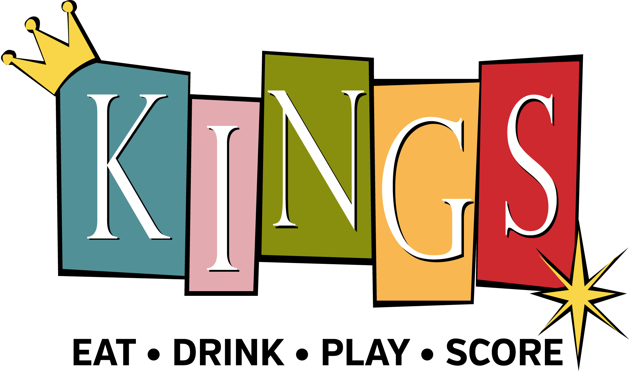 Kings Bowling Alley In - Kings Dining And Entertainment Logo (2004x1187)